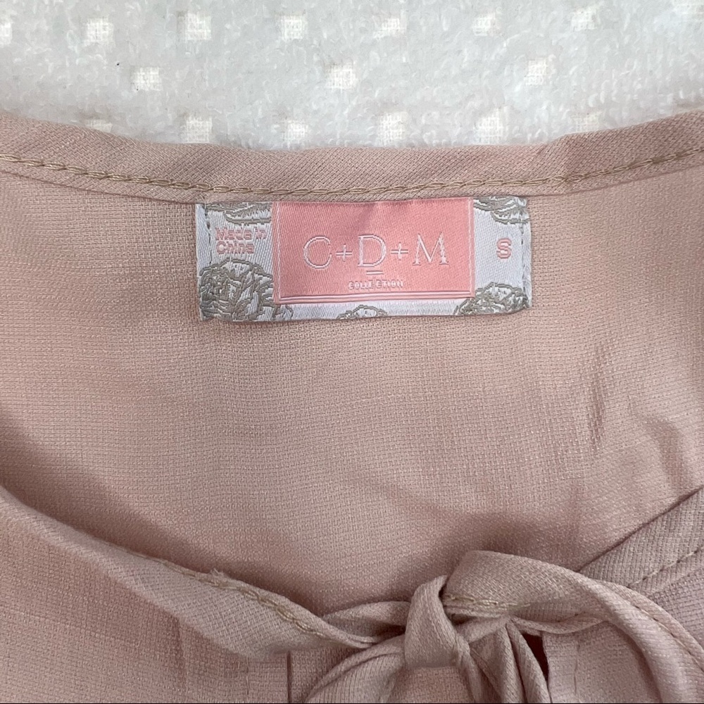 C+D+M Blush Pink Top - Picture 3 of 7